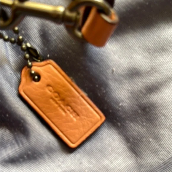 Coach Tan Crossbody Bag with Textured Finish - Picture 2 of 3